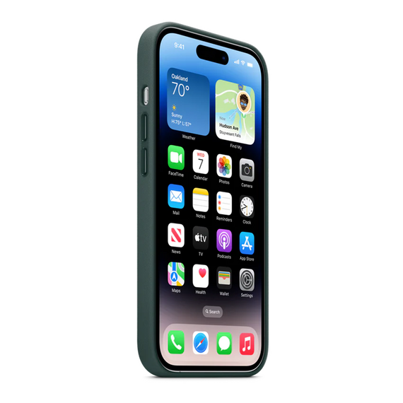 Case Original Leather with MagSafe for iPhone 14 Pro, Forest Green, 2 image