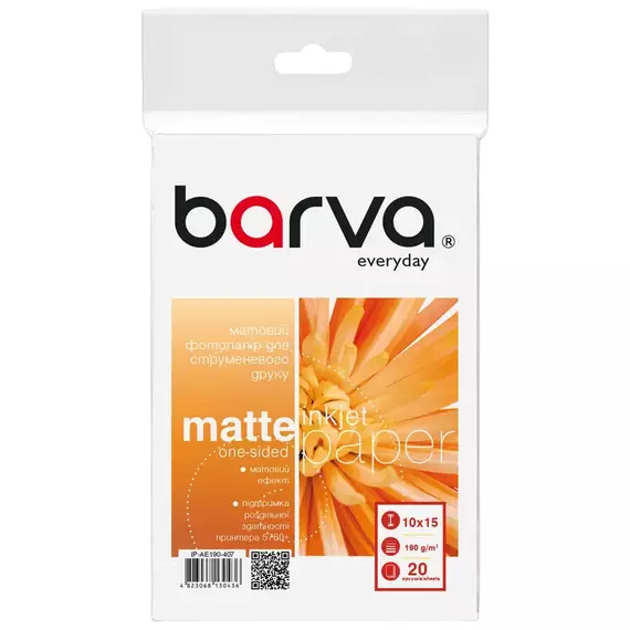 Hârtie fotografică Barva IP-AE190-407, А6