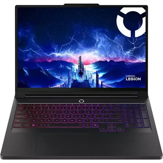 Laptop Gaming 16" Lenovo Legion Pro 7 16AFR10H, Eclipse Black, AMD Ryzen 9 9955HX, 64GB/1024GB, Fără SO