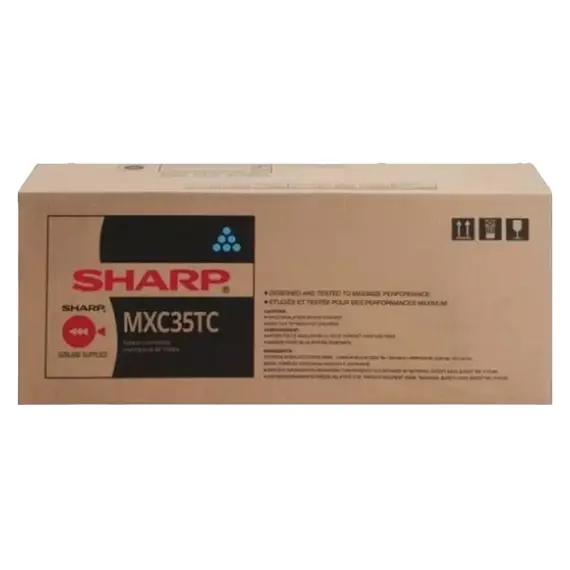 Toner Sharp MX-C35TC, Cyan