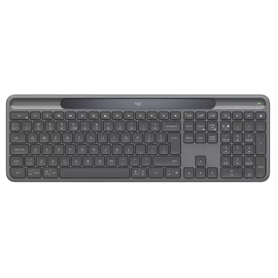 Tastatură Logitech Signature Slim Solar+K980, Fără fir, Grafit