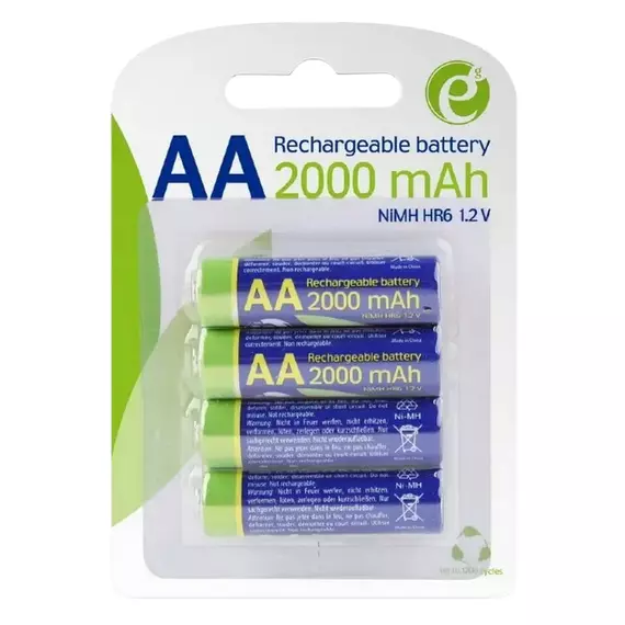 Acumulatori Energenie EG-BA-AA20R4-01, AA, 2000mAh, 4buc.