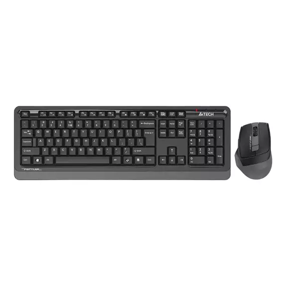 Set Tastatură + Mouse A4Tech FG1035, Fără fir, Negru | Gri