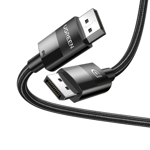 UGREEN Cable DisplayPort 1.4 to DisplayPort 1.4 8K 60Hz, 1.5m DP114, Black, 2 image