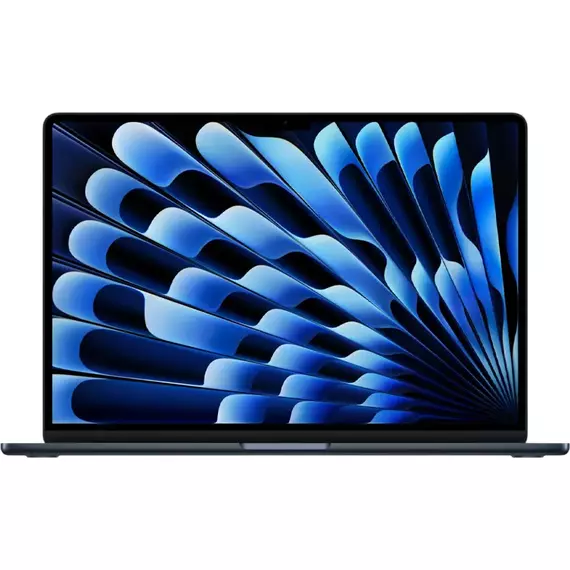 Laptop 15,3" Apple MacBook Air 15, Midnight, M5 with 10-core CPU and 10-core GPU, 24GB/1024GB, macOS Tahoe