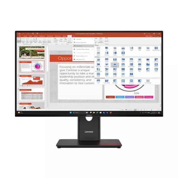 27" LENOVO ThinkVision T27-40,Black