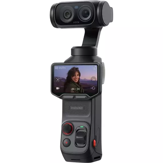 Cameră Video Sport Insta360 GO Ultra Luna Standard Bundle, Negru