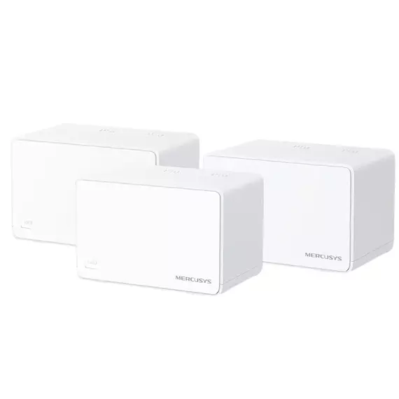 Sistem Wi-Fi Mesh MERCUSYS Halo H80X (3-pack), Alb