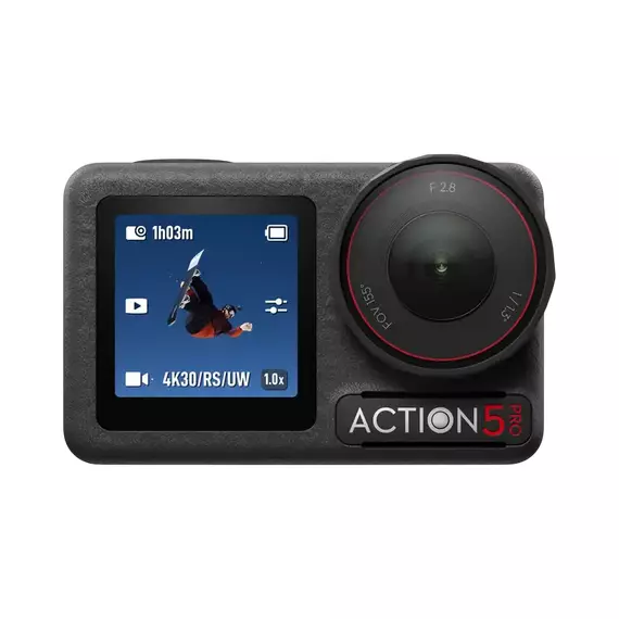 Cameră Video Sport DJI Osmo Action 5 Pro Adventure Combo, Negru