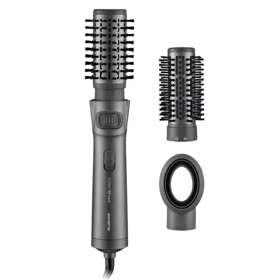 Uscător de păr-perie Polaris PHSB1100Ri, 1200W, Grafit