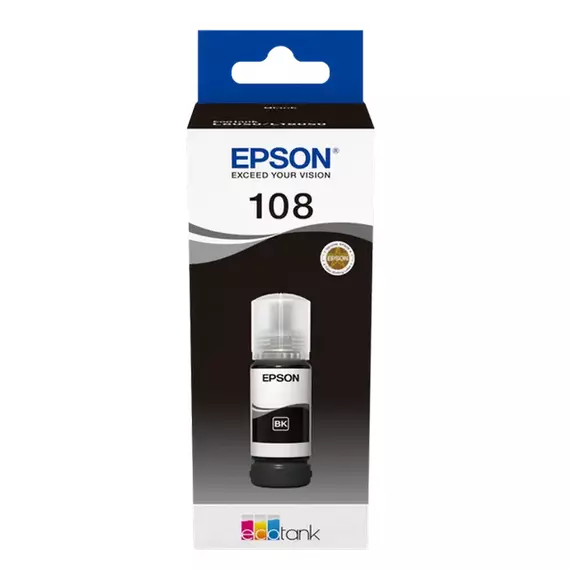 Recipient de cerneală Epson 108 EcoTank, 70ml, Negru