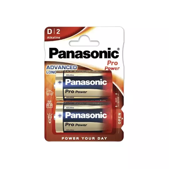 Baterii Panasonic Pro Power (D) LR20XEG/2BP, D, 2buc.