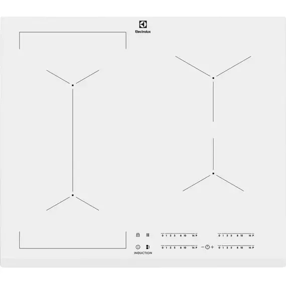 Plită cu inducție Electrolux EIV63440BW, Alb