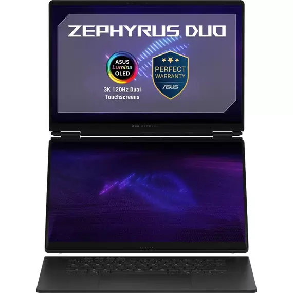 Laptop Gaming 16" ASUS ROG Zephyrus Duo 16 GX651AR, Stellar Grey, Intel Core Ultra 9 386H, 32GB/1024GB, Windows 11 Home