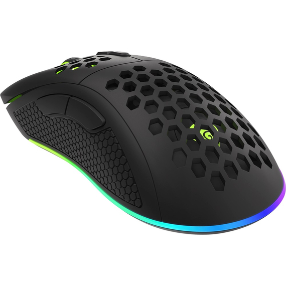 Genesis Mouse Krypton 550, 8000 DPI, Optical, Light Weight, With Software, Black, 2 image
