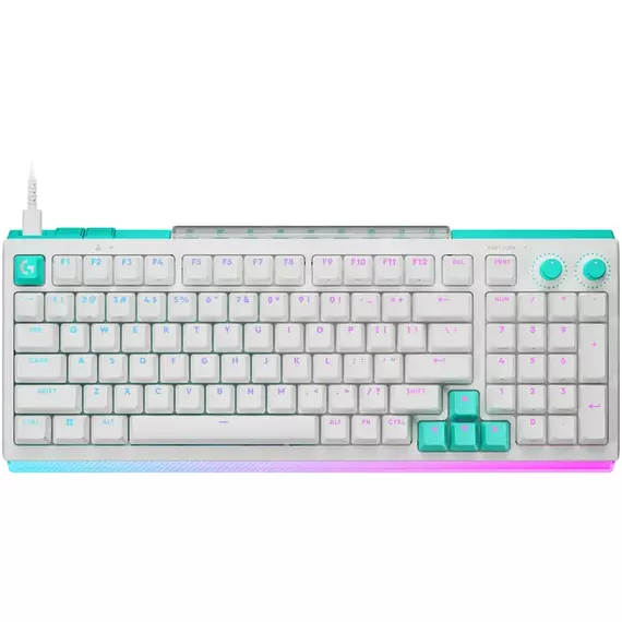 Gaming Keyboard Logitech G512 X 98 Wired, EMEA28i - 935 - Tactile,White