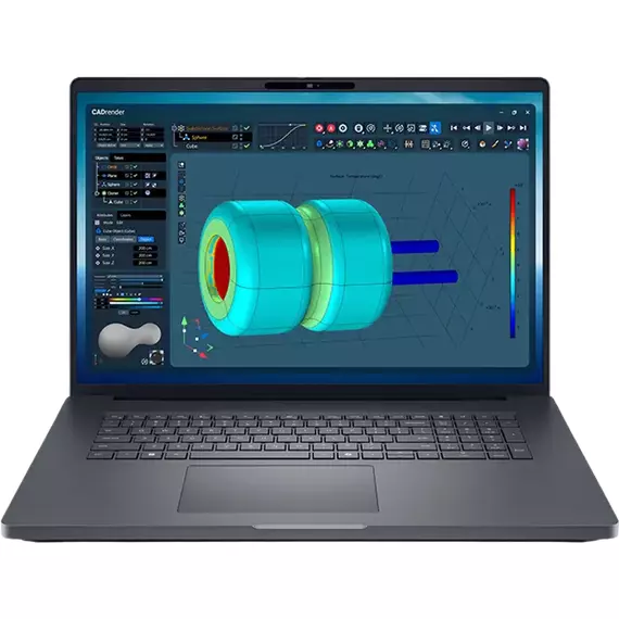 Laptop Business 18" DELL Pro Max 18 Plus MB18250, Magnetite, Intel Core Ultra 9 285HX, 64GB/1024GB, Windows 11 Pro