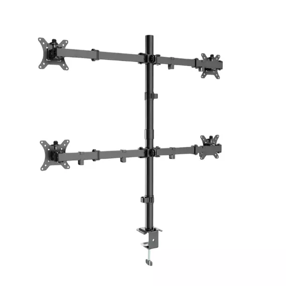 Suport birou pentru monitoare Gembird MA-D4-01, Negru