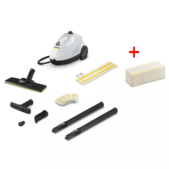 Steam Cleaner Karcher 1.512-600.0 (Set) SC 2 EasyFix + 2.863-299.0 Laveta de unica folosinta (5 buc.