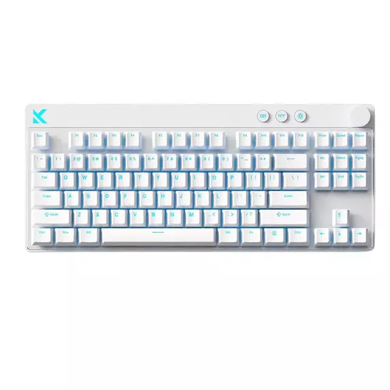 Tastatură MCHOSE Mix 87, Cu fir, Alb