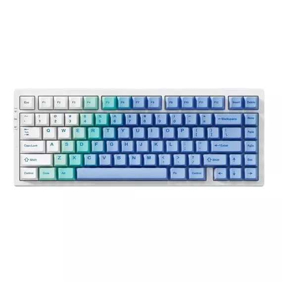 Tastatură MCHOSE G75 Pro, Cu fir / Fără fir, Arctic Snow