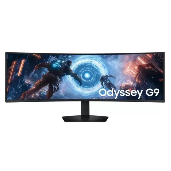 49" SAMSUNG Odyssey G9 G91F,Black,Curved-VA,5120x1440,144Hz,FreeSync,1msGTG,350cd,HDR10,HDMI+DP+USB