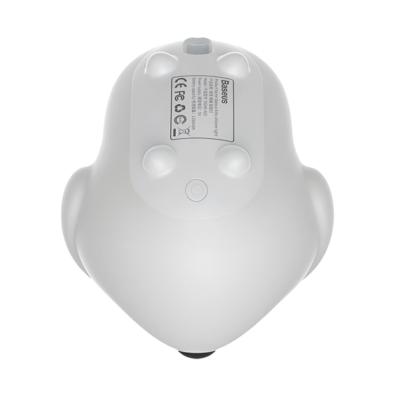 Baseus Cute Series Doggie Silicone Night Light, White, 2 image