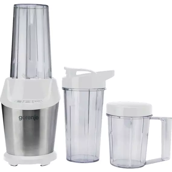 Blender staționar Gorenje BN1000E, Oțel Inoxidabil / Alb
