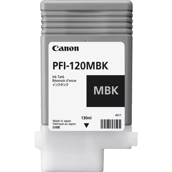 Cartuș de cerneală Canon PFI-120, 2884C001, Negru Mat