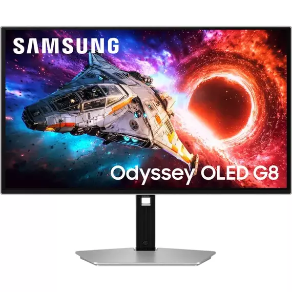 27" SAMSUNG Odyssey G80SH,Silver,OLED,3840x2160,240Hz,FreeSync,0.03msGTG,1000cd,HDR10,DP+HDMI+USB+Ty