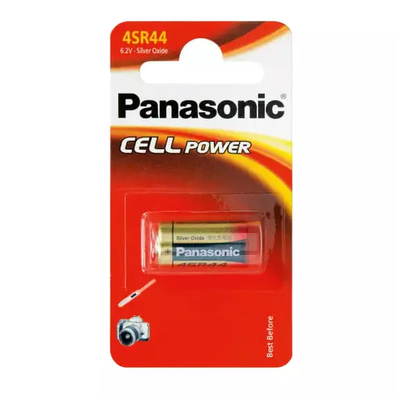 Baterii Panasonic 4SR-44L, SR44 , 180mAh, 1buc.
