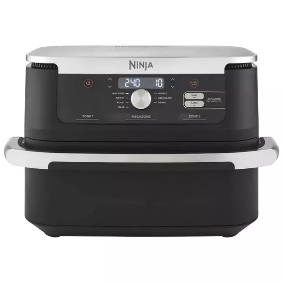 Friteuză cu aer cald Ninja AF500EU, Negru | Argintiu