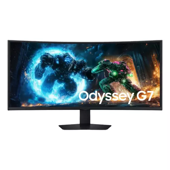 40" SAMSUNG Odyssey G7 G75F,Black,Curved-VA,5120x2160,185Hz,FreeSync,1msMPRT,350cd,HRD10,DP+HDMI+USB