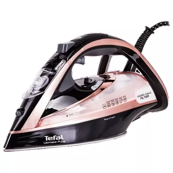 Fier de călcat Tefal Ultimate Pure FV9845E0, 3200W, Negru