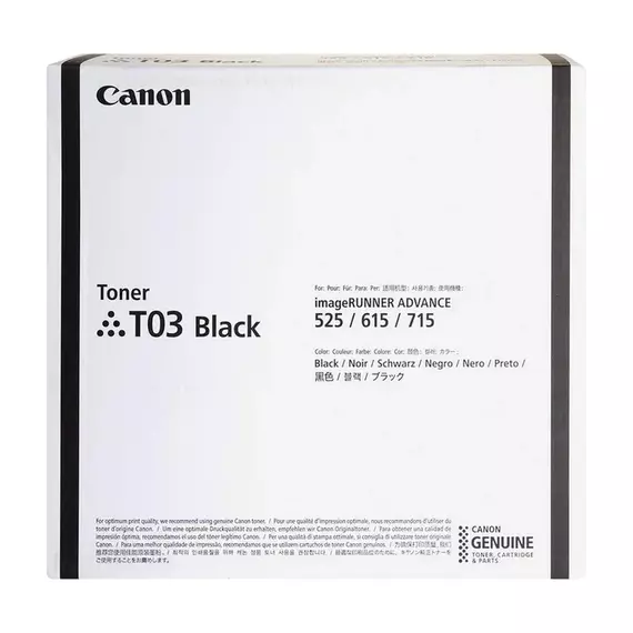 Cartuș pentru imprimantă Canon T03 (2725C001), Negru