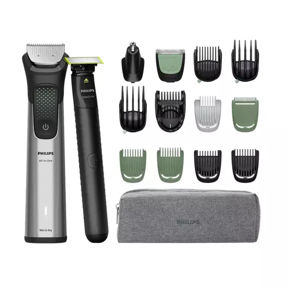 Trimmer pentru bărbați Philips MG9535/15, Gri