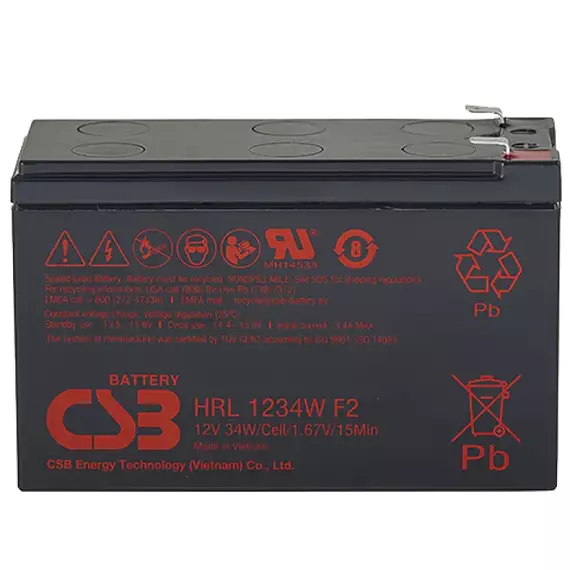 Acumulator UPS CSB HRL-1234WF2, 12V 9
