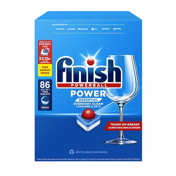 Tablete Finish Essential Fresh 86 buc