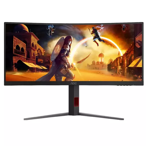34" Monitor Gaming AOC CU34G4, VA 3440x1440 WQHD, Negru