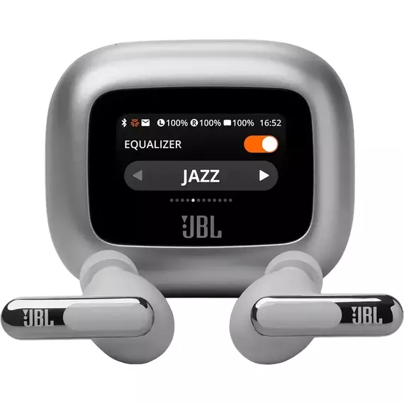 Căști JBL LIVE Beam 3, Argintiu