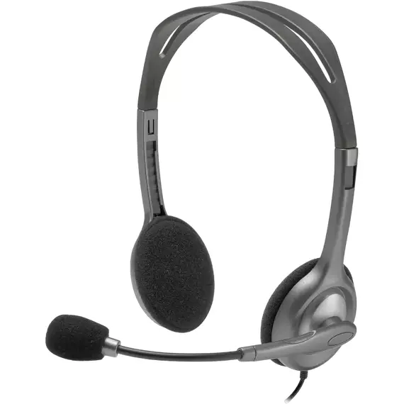 Căști Logitech H111, Gri