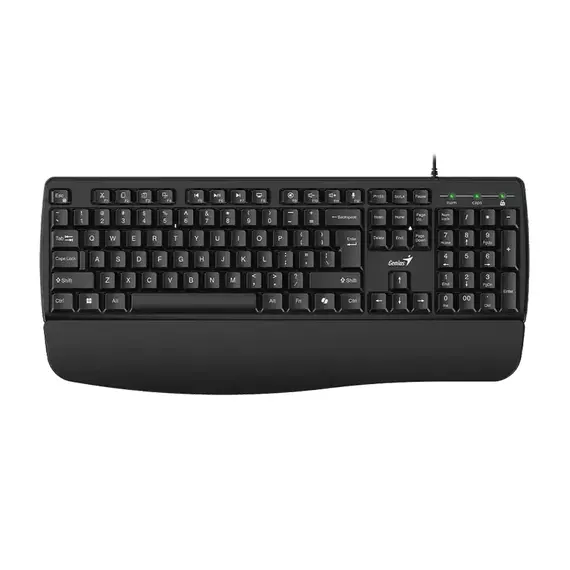 Tastatură Genius KB-123, Cu fir, Negru