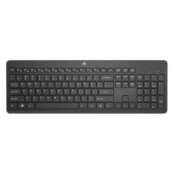 Tastatură HP 230, Fără fir, Negru