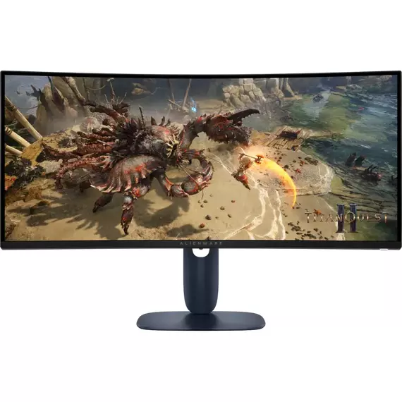 34" Monitor Gaming DELL AW3425DWM, VA 3440x1440 WQHD, Negru