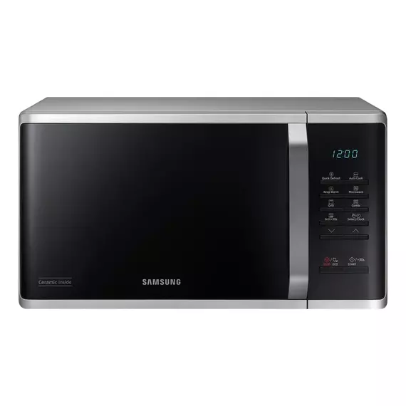 Cuptor cu microunde Samsung MG23K3523AS/E2, Oțel inoxidabil