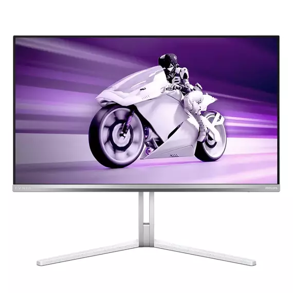 27" Monitor Gaming Philips 27M2N8500, QD OLED 2560x1440 WQHD, Alb
