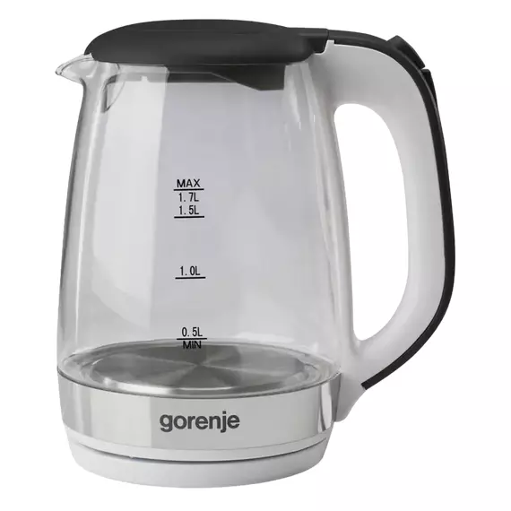 Fierbător electric Gorenje K17GXG, Oțel Inoxidabil | Negru