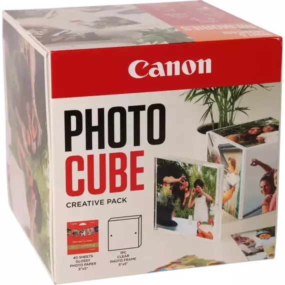 Hârtie fotografică Canon PP-201, 5X5", Photo Cube, 13x13 cm