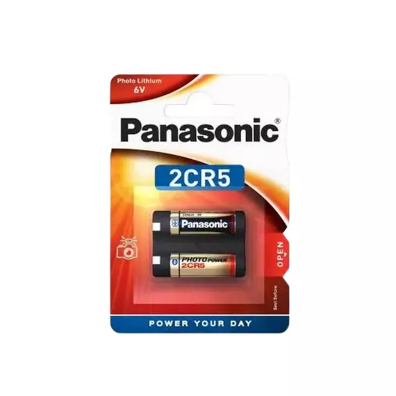 Baterii Panasonic 2CR-5L, 2CR5, 1400 mAh, 2 buc.