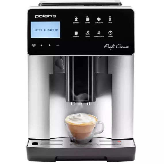 Aparat de cafea Polaris PACM2055AC, Oțel Inoxidabil | Negru